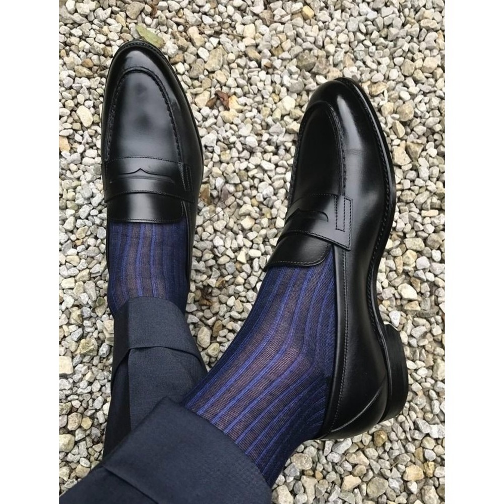 Rockport Classic Penny Loafers Dress Shoes in Black Leather- US 10.5
